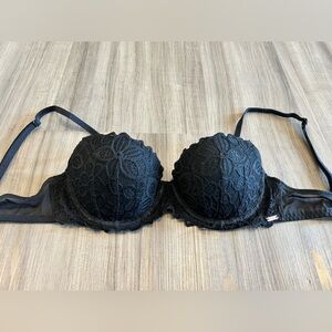 Black Lace Bra